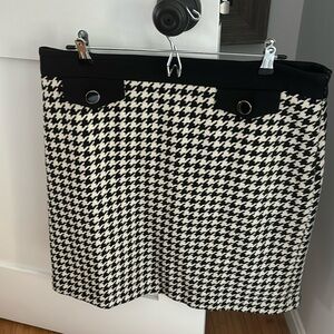 Ann Taylor Black and White Skirt